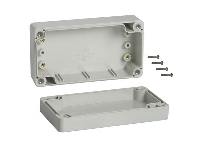 HAMMOND (1554CGY) WATER TIGHT POLYCARBONATE & GENERAL PURPOSE ABS ENCLOSURE