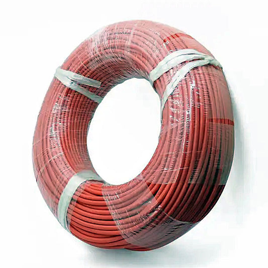 656FT. ROLL RED SILICONE 24 AWG STRANDED TINNED WIRE