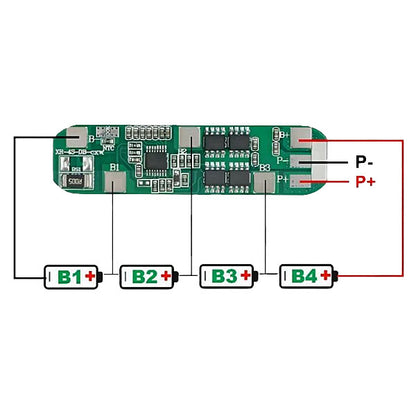 PCM/PCB (XR-4S-DB-CXW) FOR 14.8V 5A (4S) LITHIUM BATTERY PACK