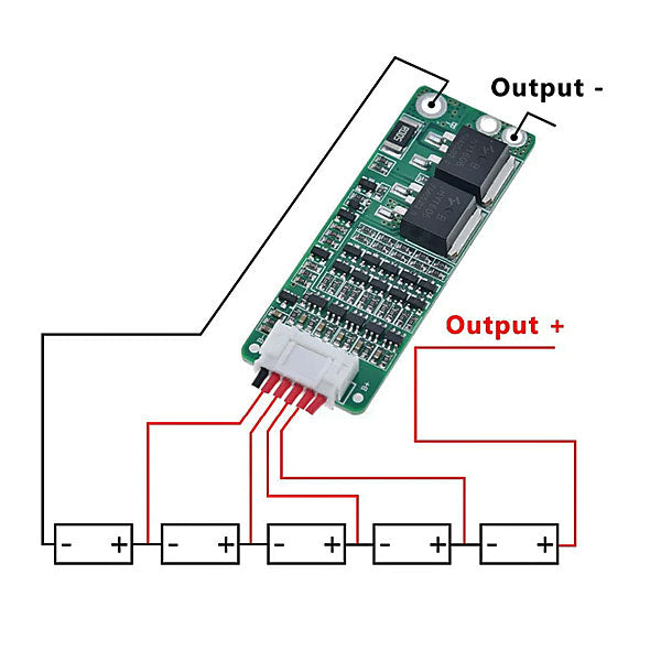 PCM/PCB 5S/15A FOR 18.5V LI-ION/LITHIUM/LI-POLYMER BATTERY-PACK