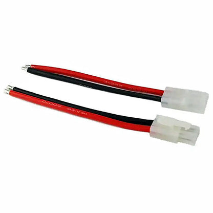 2-PIN TAMIYA M/F 16 CONNECTORS W/16G WIRE LEADS