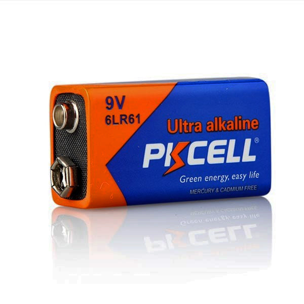 PKCELL 6LR61-1B (9V) ULTRA DIGITAL ALKALINE BATTERY