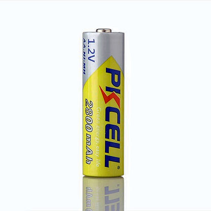 PKCELL 4-PACK (AA) 1.2V 2800MAH RECHARGEABLE NIMH BATTERY