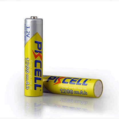 PKCELL 4-PACK (AAA) 1.2V 1200MAH RECHARGEABLE NIMH BATTERY