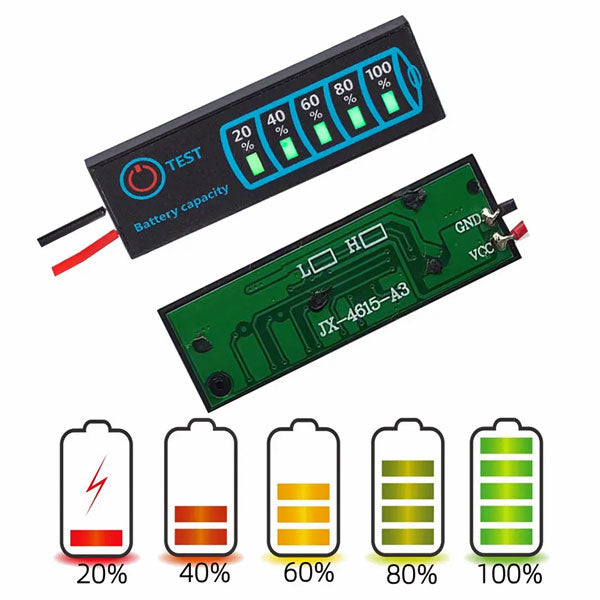 GAS GAUGE FOR LITHIUM/LEAD ACID BATTERY-PACKS
