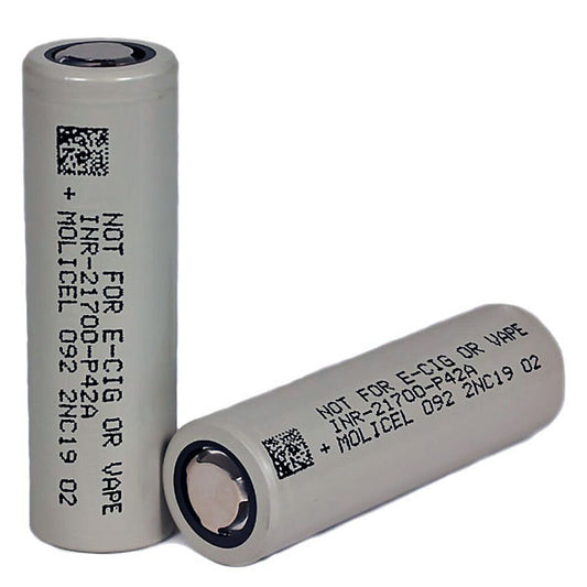 MOLICEL INR21700-P42A 3.6V 4200MAH 45A LITHIUM-ION BATTERY