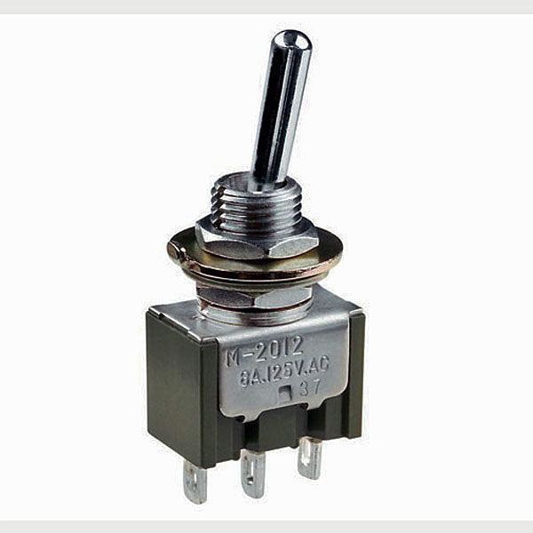 SPDT ON/OFF/ON 5A @ 125V LATCHING MINI TOGGLE SWITCH
