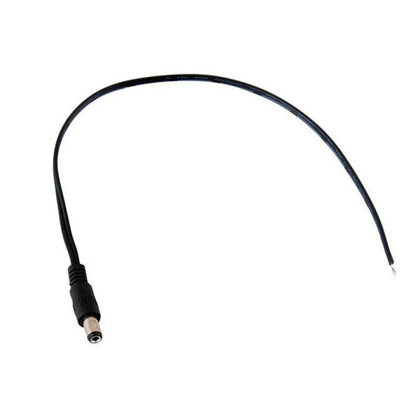 2.5MM DC POWER ADAPTOR (MALE) W/PVC TINNED WIRE LEADS