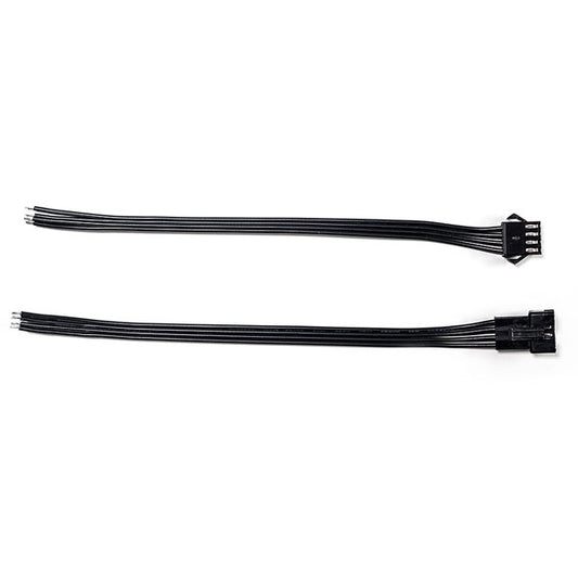 4-PIN JST MALE/FEMALE CONNECTORS W/PVC TINNED WIRE LEADS