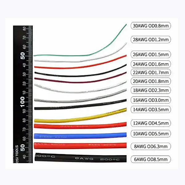656FT. ROLL BLACK SILICONE 24 AWG STRANDED TINNED WIRE