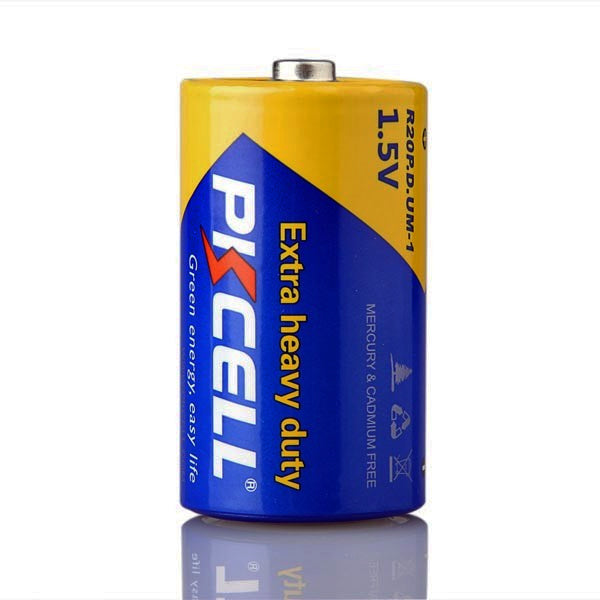 PKCELL R20P-2B 1.5V (D) EXTRA HEAVY DUTY ALKALINE BATTERY